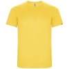 Imola short sleeve kids sports t-shirt in Yellow