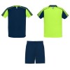 Juve kids sports set in Fluor Green