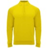 Epiro long sleeve kids quarter zip sweatshirt in Yellow