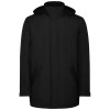 America kids padded parka jacket   in Solid Black