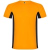 Shanghai short sleeve kids sports t-shirt in Fluor Orange