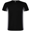 Shanghai short sleeve kids sports t-shirt in Solid Black