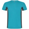 Shanghai short sleeve kids sports t-shirt in Turquois