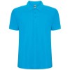 Pegaso Premium short sleeve kids polo in Turquois