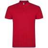 Star short sleeve kids polo in Red