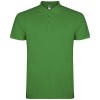 Star short sleeve kids polo in Tropical Green