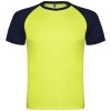 Indianapolis short sleeve kids sports t-shirt in Fluor Yellow