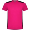 Detroit short sleeve kids sports t-shirt in Fuchsia