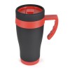 Oregon Black 400ml Travel Mug in Red