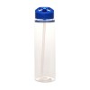 Evander Recycled 725ml Branded 98% Recycled Drinks Bottle in Royal Blue