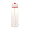 Tarn 750ml PET Plastic Sports Bottle in Red
