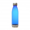 REVIVE 650ml PROMOTIONAL RPET AND RECYLCED STAINLESS STEEL DRINKS BOTTLE in Blue