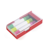 Wax Crayon 3Pc Highlighter Crayon Set in red