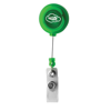 Retractable Pass Holder in green