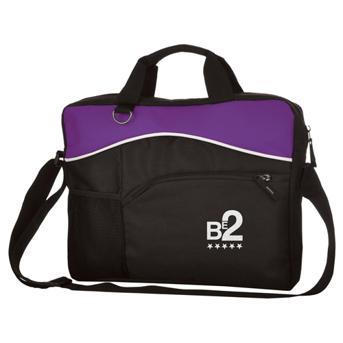 Briefcase Bag in purple