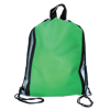 Reflector Drawstring Bag in green