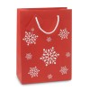 Gift paper bag medium in red