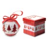 Christmas bauble in gift box in Mix