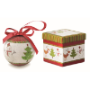 Christmas bauble in gift box in multicolour