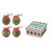 Christmas bauble set in multicolour