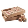 24 advent calendar box set in Beige