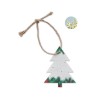 Seed paper Xmas ornament in White