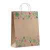 Gift paper bag large in Brown