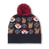 Christmas knitted beanie in Black