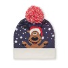 Christmas knitted beanie in Blue