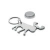 Recycled aluminium key ring in Silver