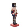 Nutcracker character in wood in Blue