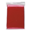Foldable raincoat in polybag in Red