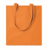 Shopping bag w/ long handles    in orange