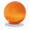 Transparent beach ball          in orange