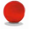 Transparent beach ball          in red