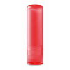 Lip balm in transparent-red