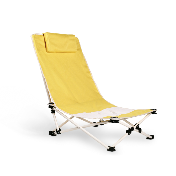 Capri beach chair in yellow