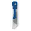 Retractable knife in blue