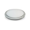 Rounded double compact mirror in transparent