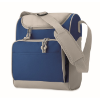Cooler bag with front pocket in royal-blue