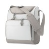 Cooler bag with front pocket in White