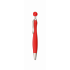 Ball pen with ball plunger      in red