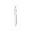 Ball pen with ball plunger      in white