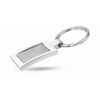 Metal key ring in shiny-silver