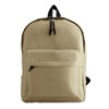 600D polyester backpack in beige
