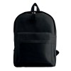600D polyester backpack in black