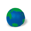 Anti-stress ball globe          in blue-and-green
