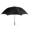 Golf Umbrella With Wooden Grip in black