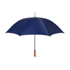 Golf Umbrella With Wooden Grip in blue
