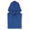 PVC raincoat with hood in blue